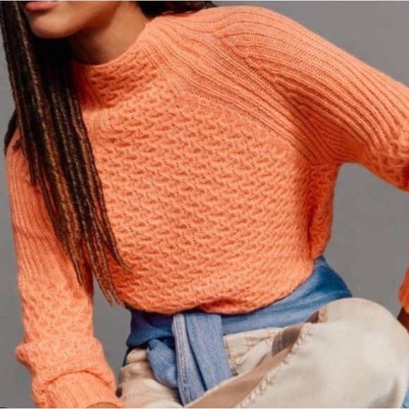 Anthropologie Bia Mock Neck Sweater - Picture 2 of 8